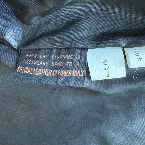 Vintage 70s 80s Charles Klein Black Leather Trench Coat Size Medium - Picture 8 of 16